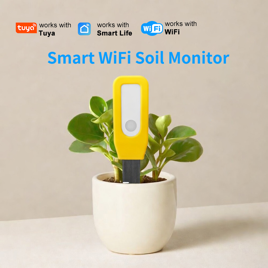 Smart Garden Sensors - WiFi 土壌モニター Tuya スマート温度および湿度センサー スマートライフ リアルタイムモニタリング
