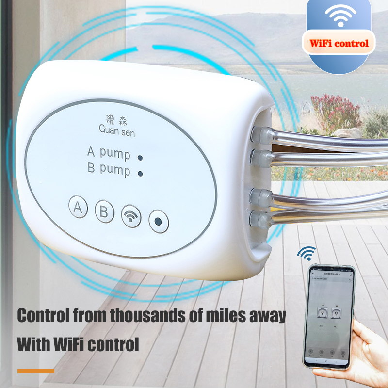 Smart Garden Water Timer - WiFi スマートガーデン灌漑コントローラー植物自動点滴灌漑システムキット携帯電話制御散水タイマーデバイス