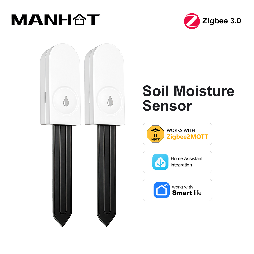 Smart Garden Sensors - Zigbee 3.0 土壌水分センサー 温度と湿度計 サーモハイグロメーター ガーデンオートメーション灌漑検出器