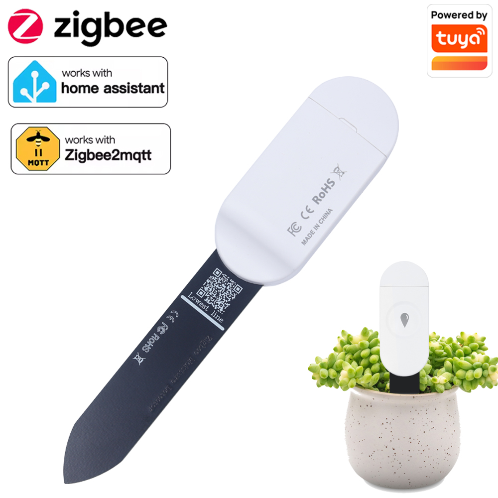 Smart Garden Sensors - Tuya Zigbee 温度湿度水分検出器スマート土壌テスター水分センサー電話アプリリアルタイムモニター家庭菜園用