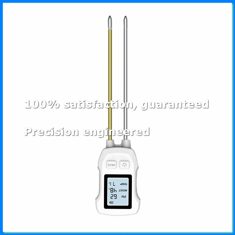 Soil Test Digital - 3 in 1土壌水分計、温度/土壌水分/PHメーター付きデジタル植物水分計、土壌テストメーター-FS