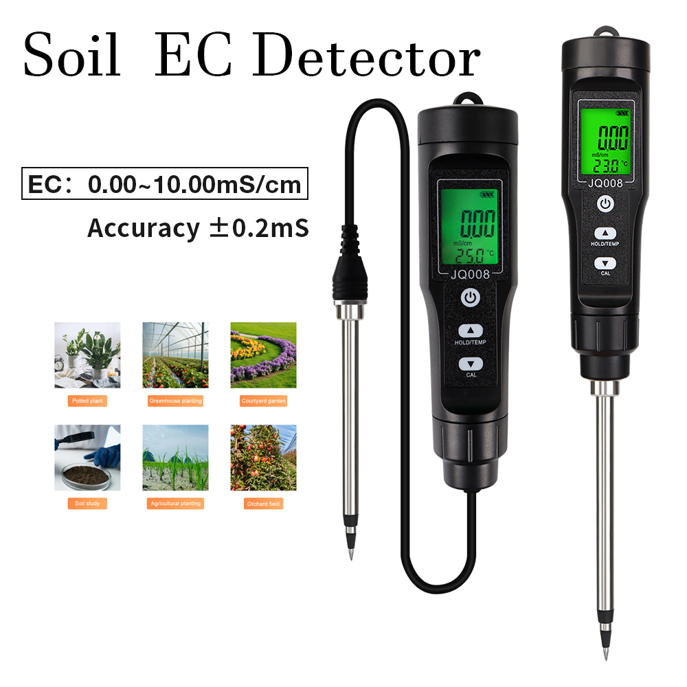 Soil Test Digital - 2 in 1 土壌 EC/温度検出器 ハンドヘルド土壌
