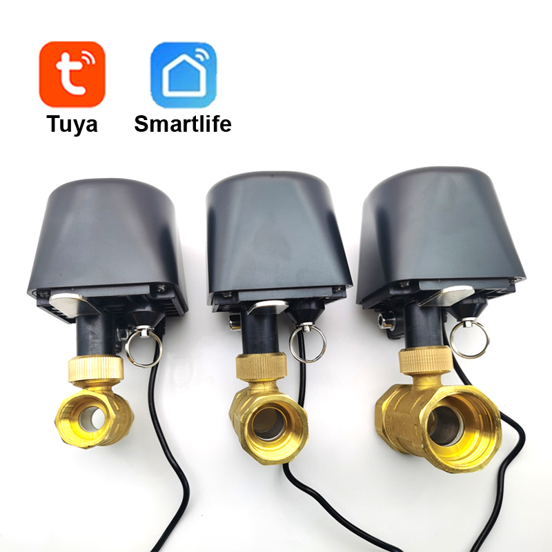 Smart Garden Sensors - Tuya WiFi または Zigbee ウォーターバルブ遮断ボールバルブタイマーガーデンスマート蛇口コントローラー SmartLife