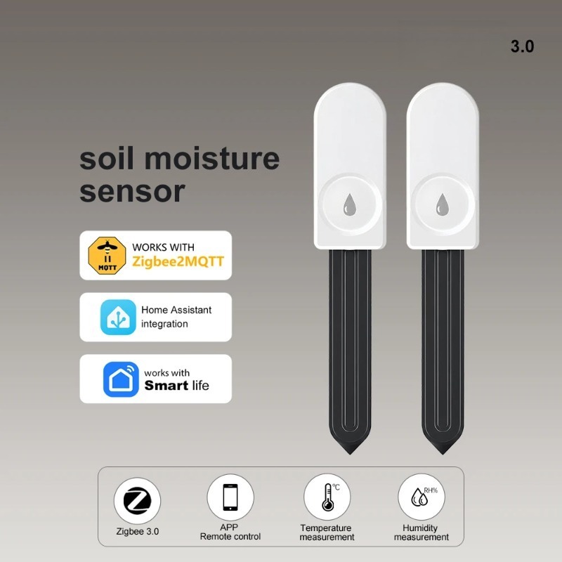 Zigbeeスマート土壌水分センサーメーター 土壌水分温度湿 - Smart Garden Sensors のレビューと価格