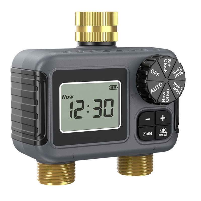 AY14 - デュアルアウトレット自動灌漑タイマー ガーデン - Smart Garden Water Timer のレビューと価格