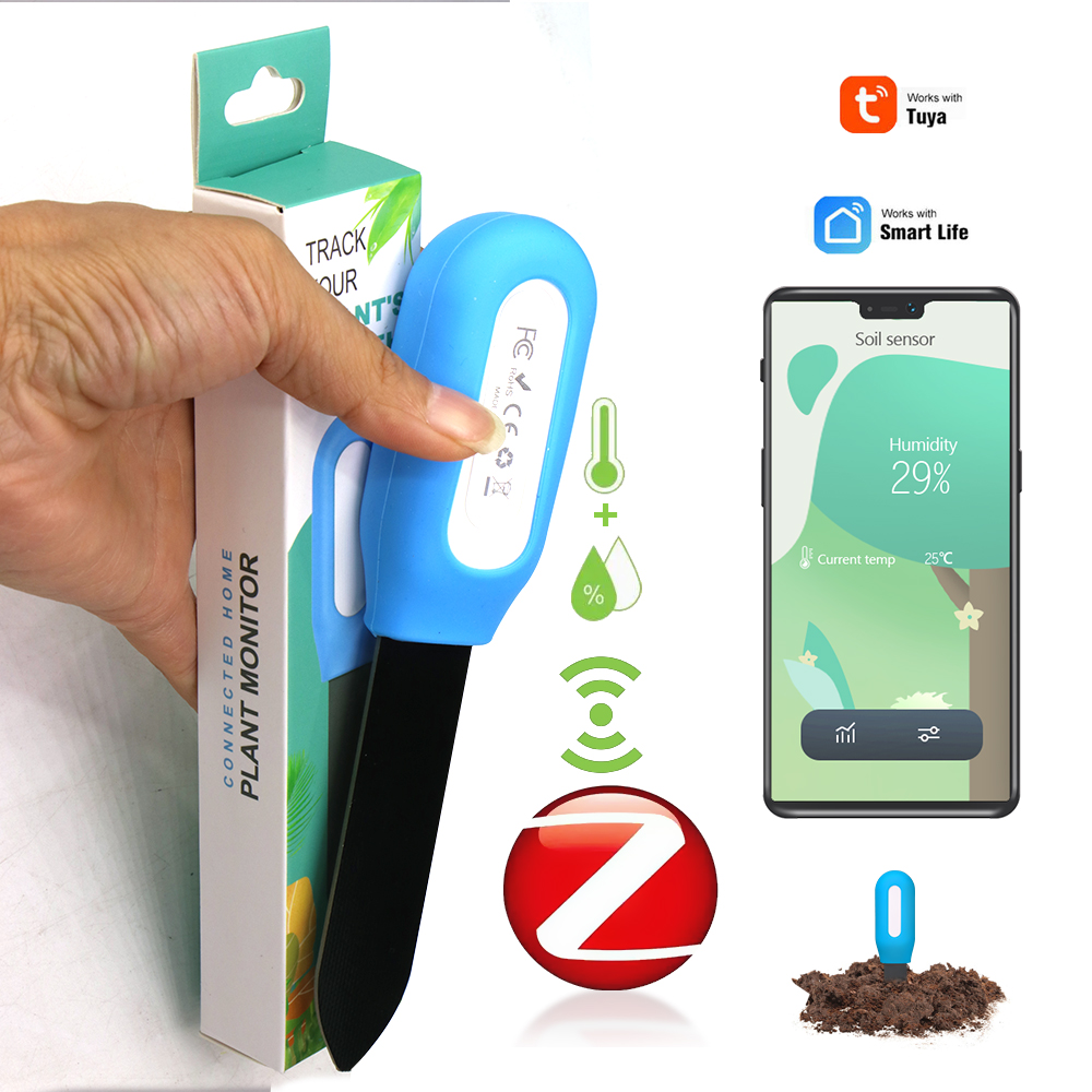 スマート Zigbee 土壌センサー 家庭菜園 温室 植物  - Smart Garden Sensors のレビューと価格