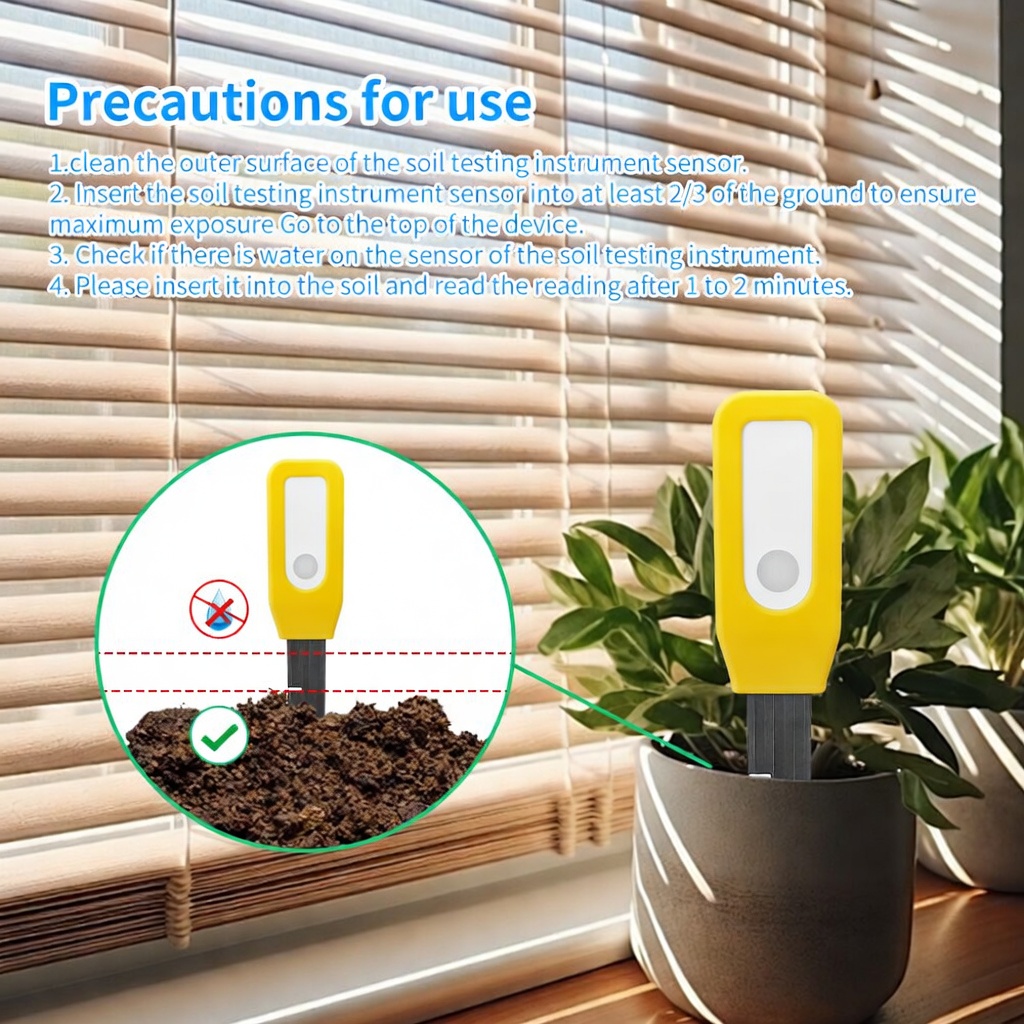 WiFi 土壌モニター Tuya スマート温度および湿度セン - Smart Garden Sensors のレビューと価格