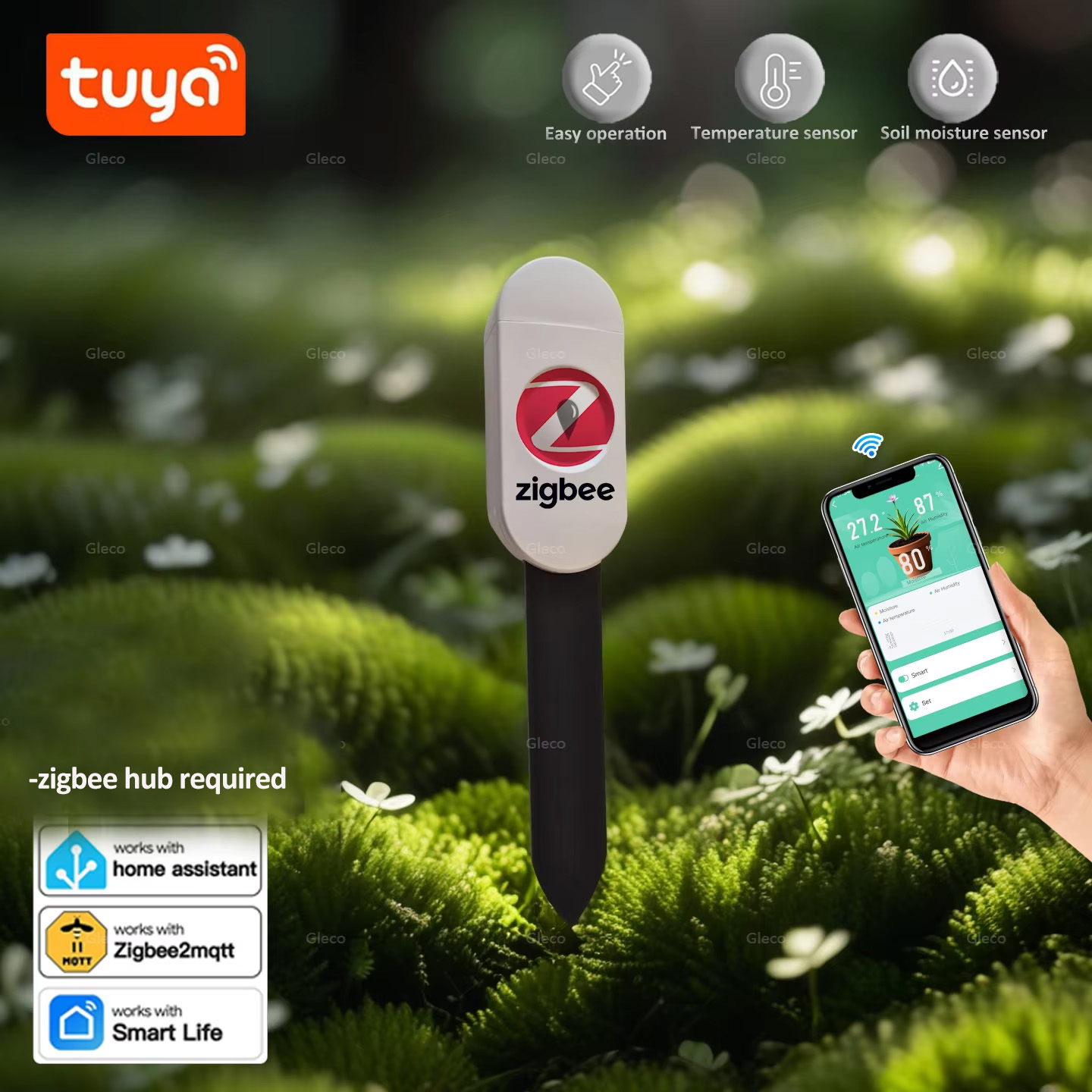 Tuya Smart Life Zigbee 土壌水分テスタ - Smart Urban Garden のレビューと価格