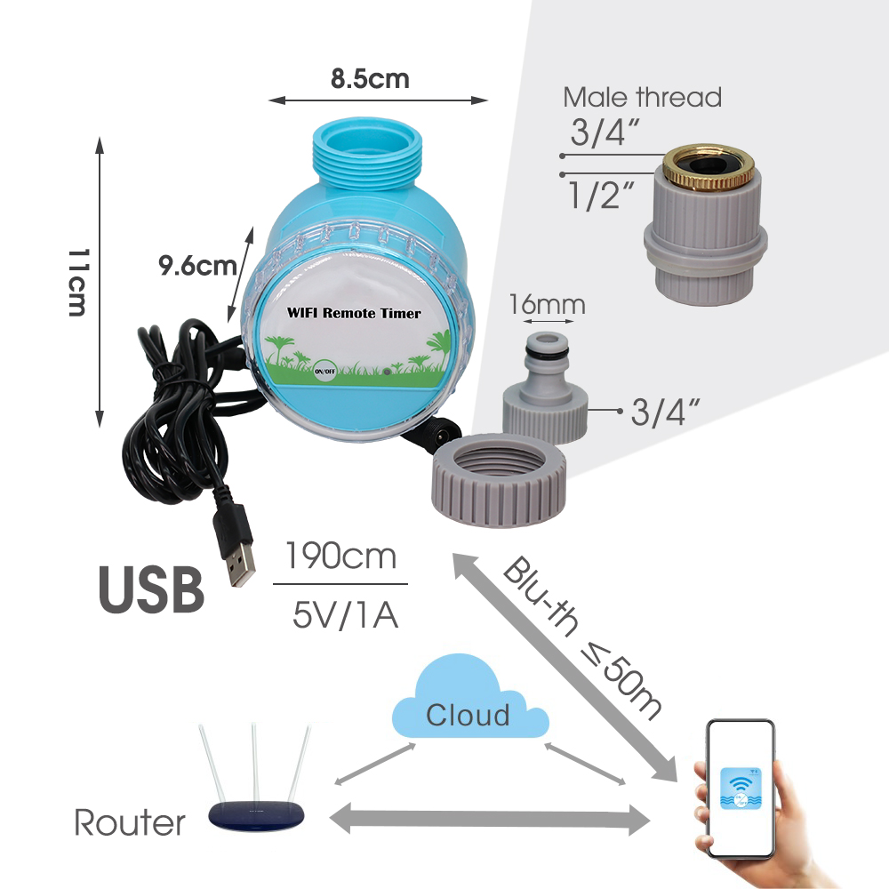 スマートガーデン灌漑システム,30〜50m,調整可能,冷却ノ - Smart Urban Garden のレビューと価格