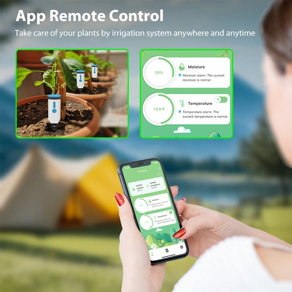 Haozee Tuya スマート WiFi 土壌水分センサー - Smart Garden Sensors のレビューと価格