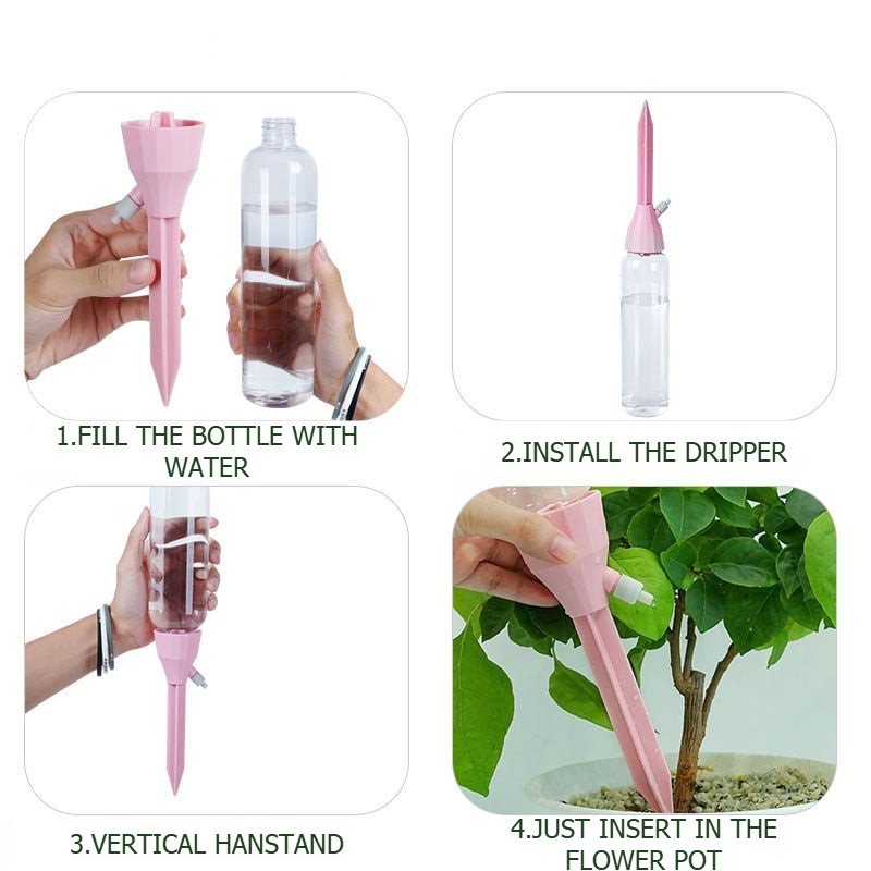 自動点滴灌漑システム 調整可能な水滴器 自動給水 観葉植物  - Smart Garden Sensors のレビューと価格