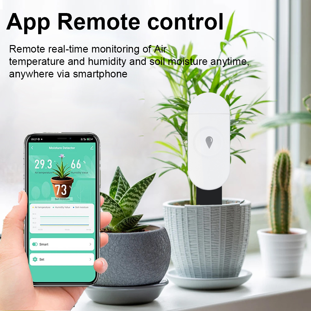 Tuya Zigbee 温度湿度水分検出器スマート土壌テスタ - Smart Garden Sensors のレビューと価格