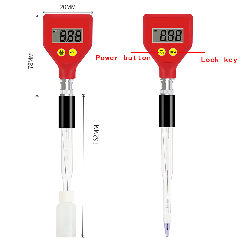 PH-98108 PHメーター シャープガラス電極 測定範囲 - Soil Test Digital のレビューと価格