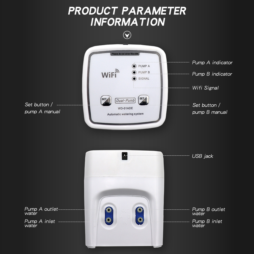 インテリジェント給水システム,wifi,ダブルポンプ,自動ド - Smart Garden Water Timer のレビューと価格