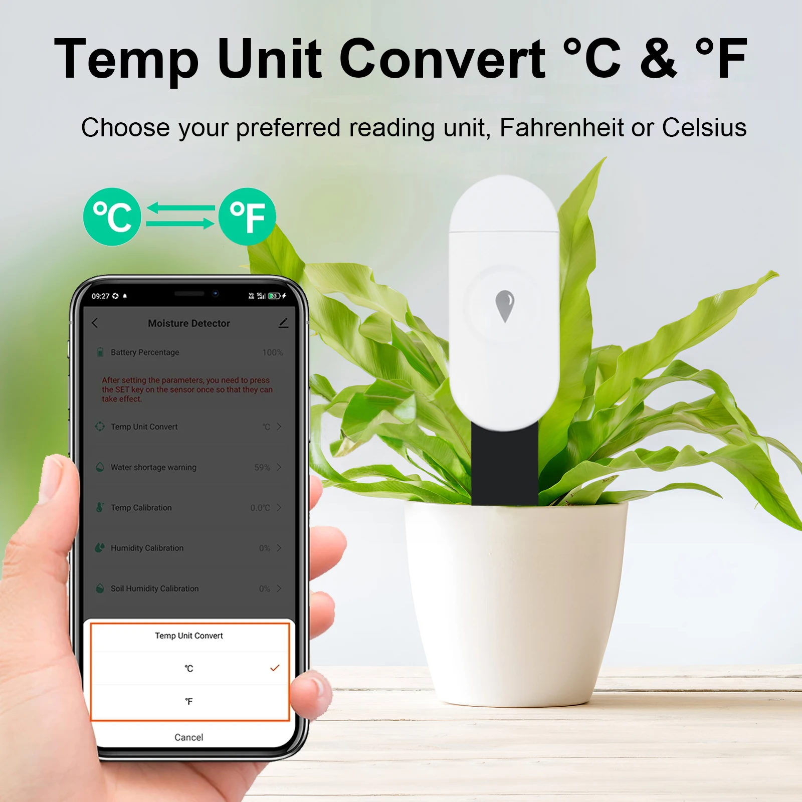 Tuya Zigbee 温度湿度水分検出器スマート土壌テスタ - Smart Garden Sensors のレビューと価格