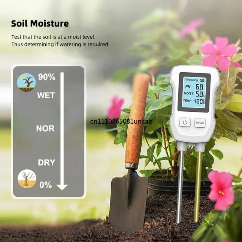 デジタル 3 in 1 土壌テスター PH 温度湿度計庭用鉢 - Soil Test Digital のレビューと価格