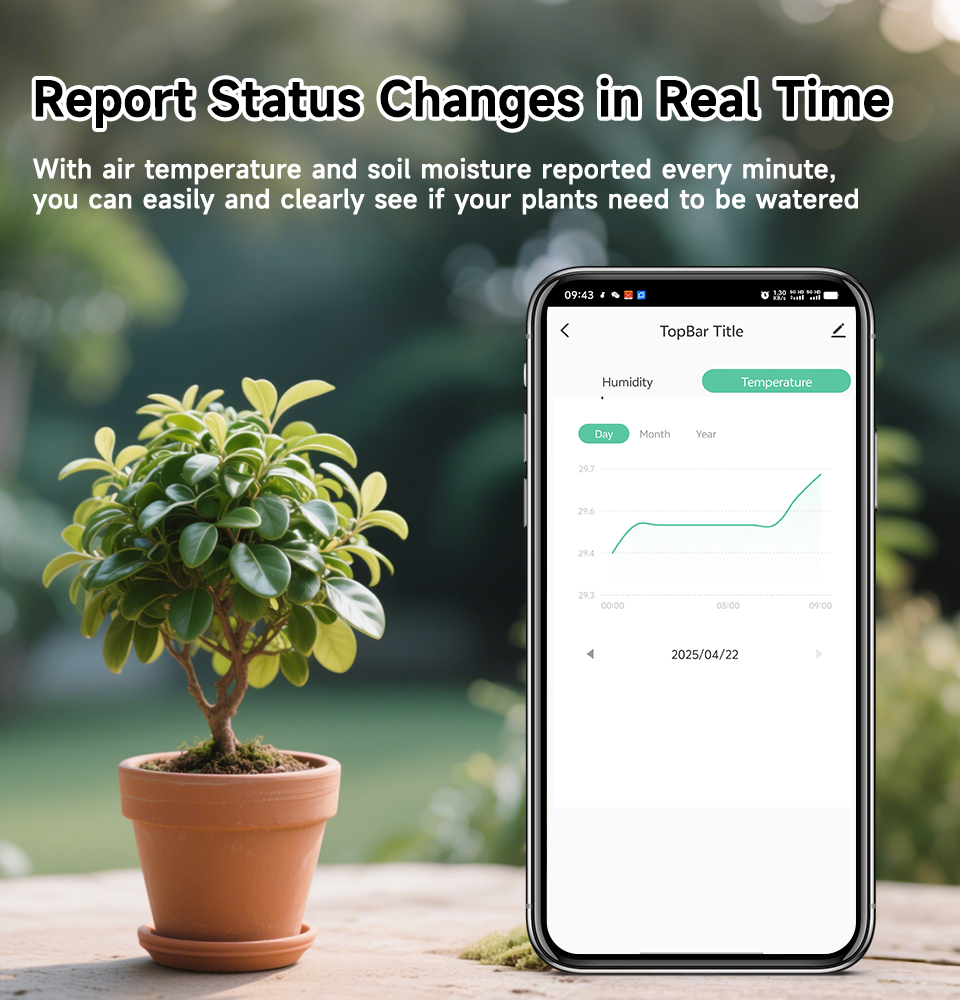 Tuya スマートWiFi土壌テスター 温度湿度センサー ガ - Smart Garden Sensors のレビューと価格