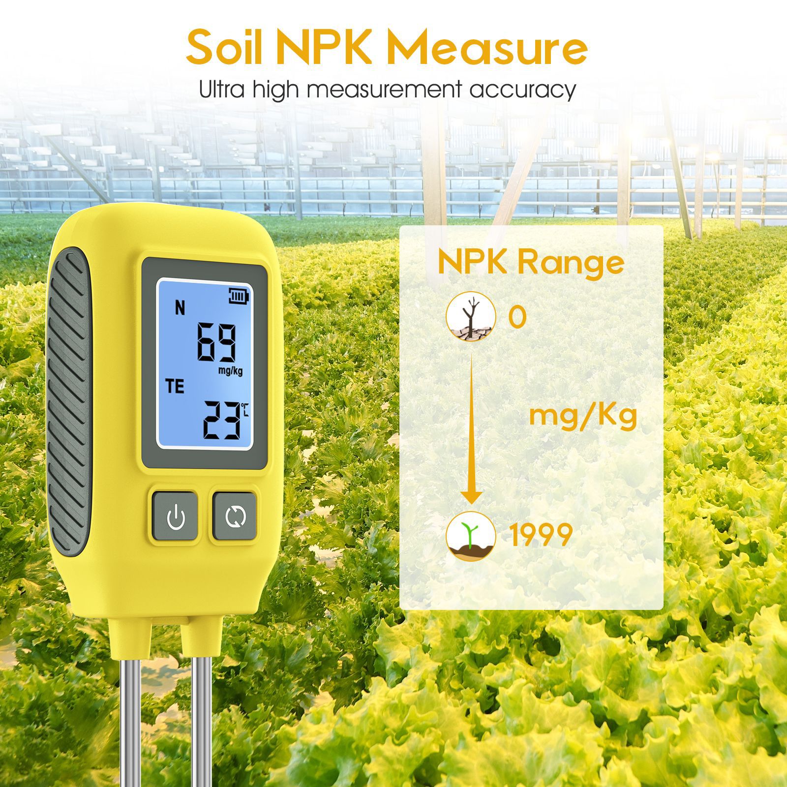 デジタル読み取り式土壌品質分析器、N・P・K、有機物、微量元 - Soil Test Digital のレビューと価格