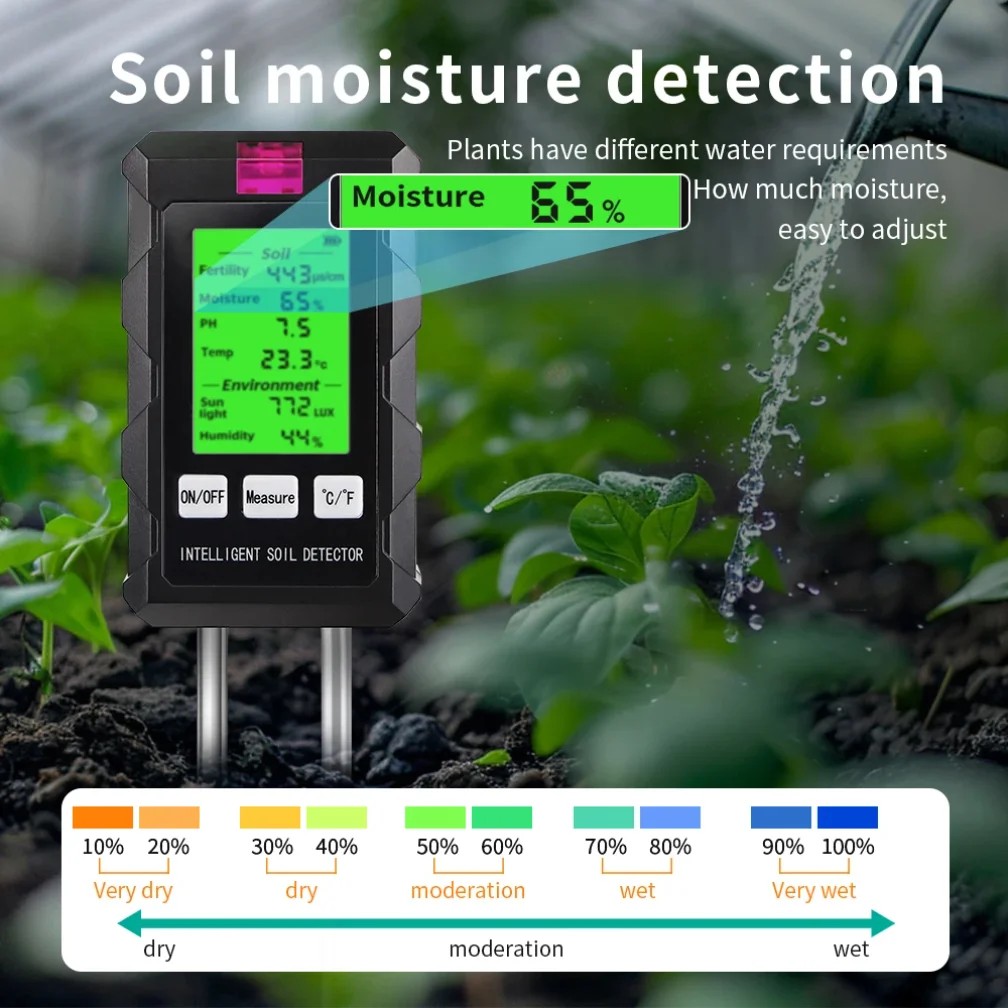 6 in 1 土壌検出器 土壌テスター PH 温度 湿度 太 - Soil Test Digital のレビューと価格