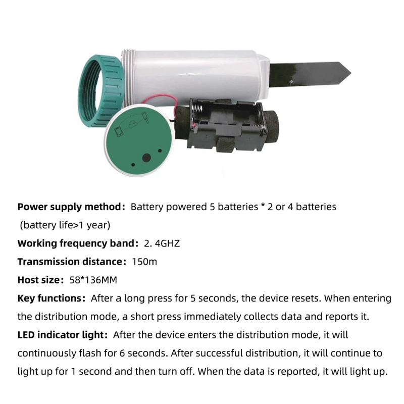 Zigbee スマート 4 で 1 土壌テスター太陽光/温度 - Smart Garden Sensors のレビューと価格
